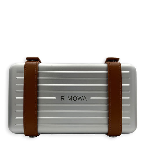 Trunk Crossbody Bag Silver in Others, Silver hardware