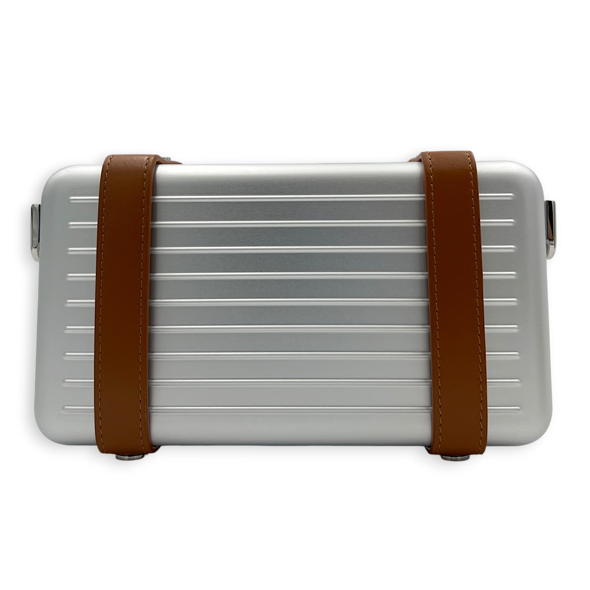 Trunk Crossbody Bag Silver in Others, Silver hardware