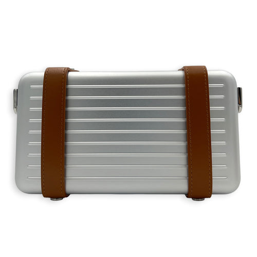 Trunk Crossbody Bag Silver in Others, Silver hardware