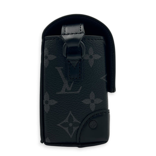 Steamer Crossbody Bag Monogram Eclipse in Monogram Coated Canvas, Gunmetal hardware