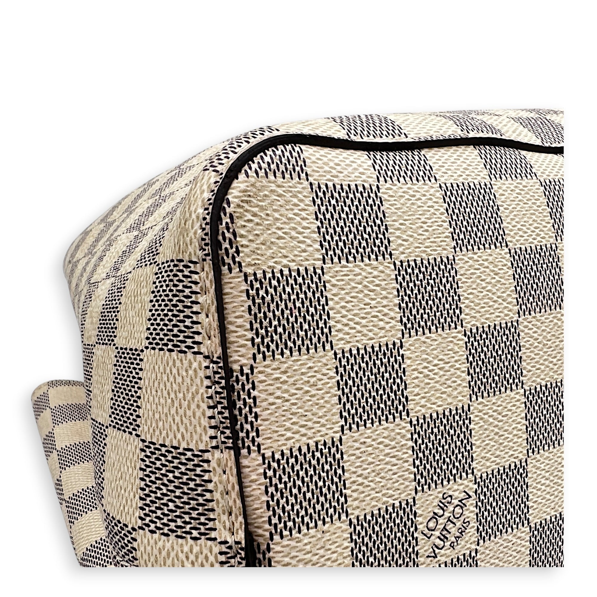 NeoNoe MM Azur Bucket Bag in Coated Canvas, Gold hardware