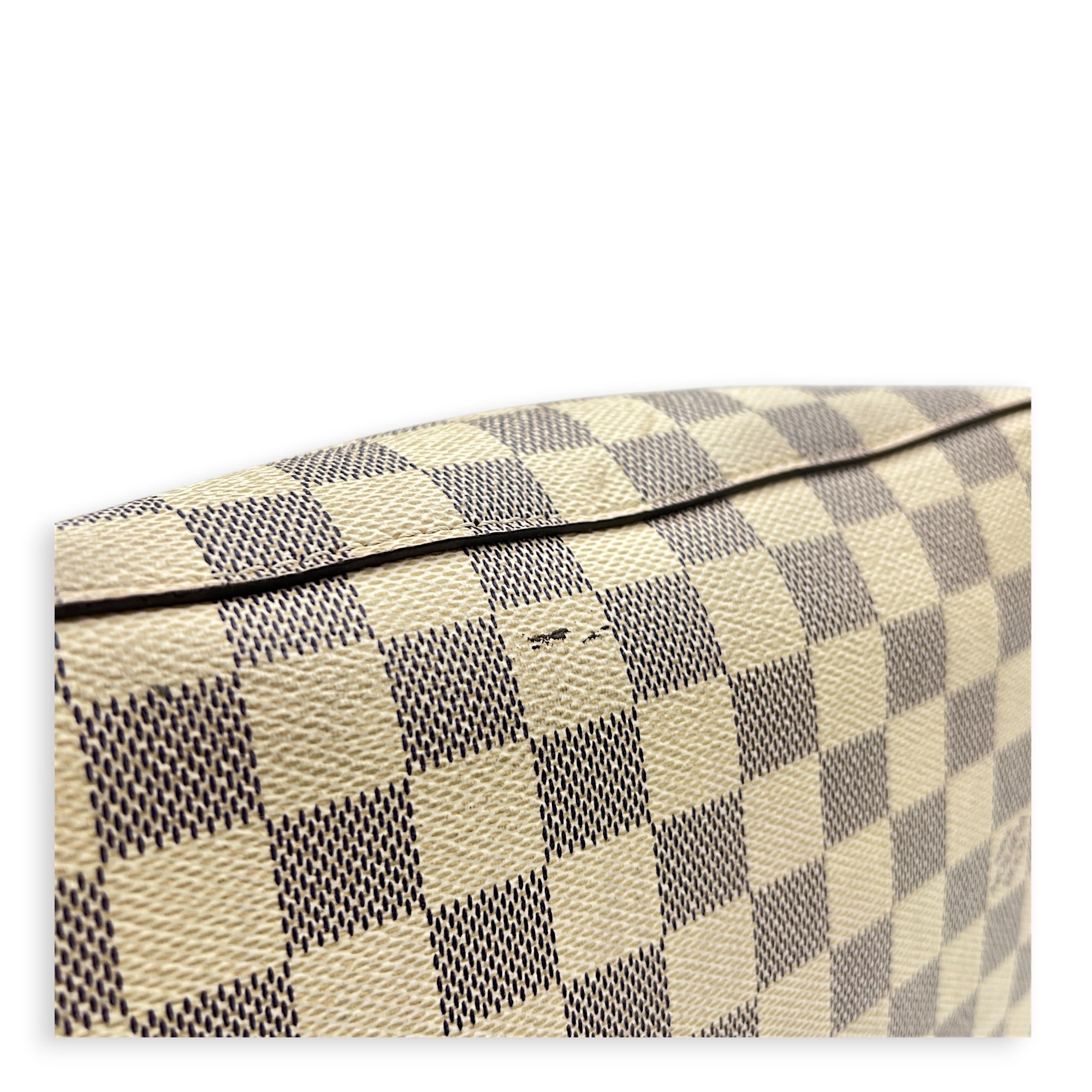 NeoNoe MM Azur Bucket Bag in Coated Canvas, Gold hardware