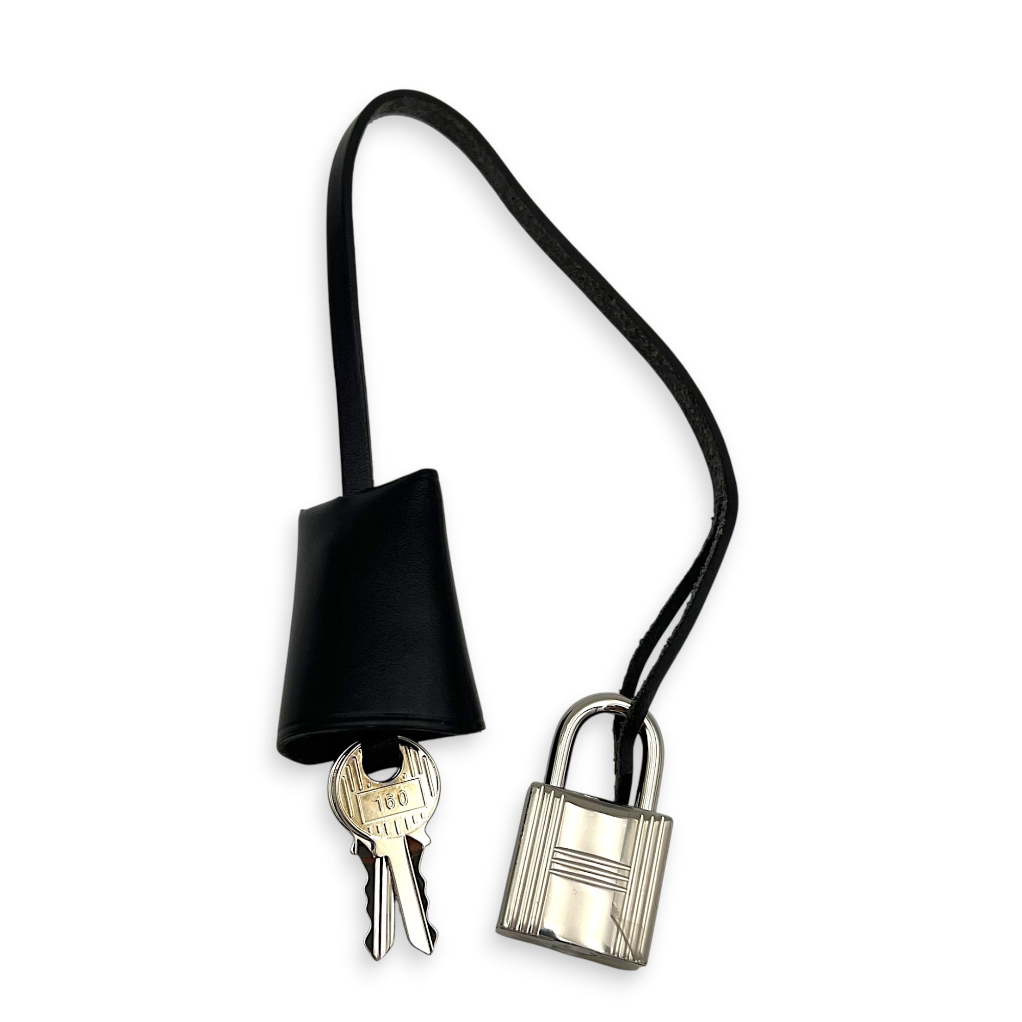 Herbag 31 Black Top Handle Bag in Canvas, Palladium hardware