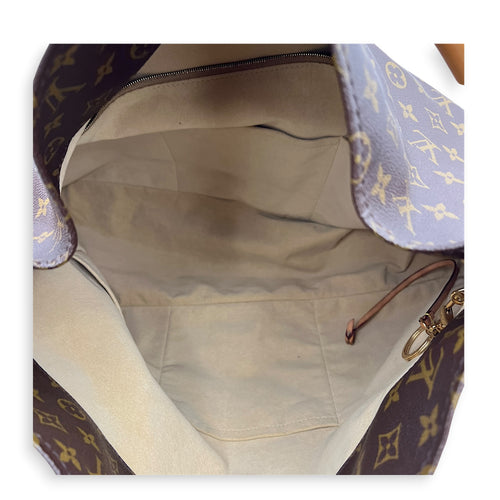 Artsy Shoulder Bag GM Brown in Monogram Coated Canvas, Gold hardware