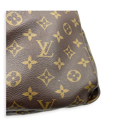 Artsy Shoulder Bag GM Brown in Monogram Coated Canvas, Gold hardware