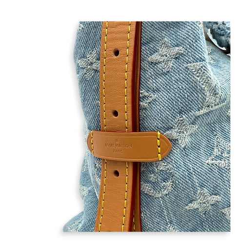 Carryall Tote Bag PM Denim Blue in Denim, Gold hardware