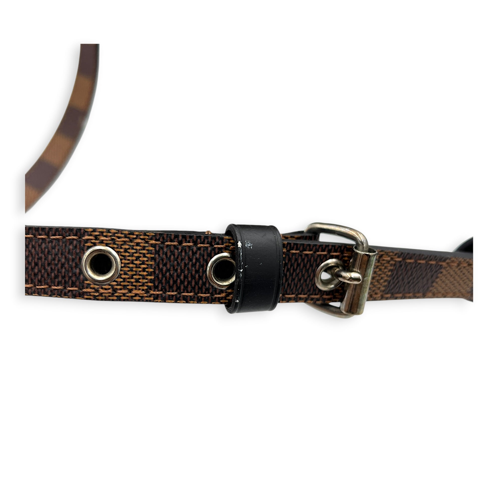 x Chapman Brothers Savane Amazon Rhinoceros Crossbody Bag Brown, Silver hardware