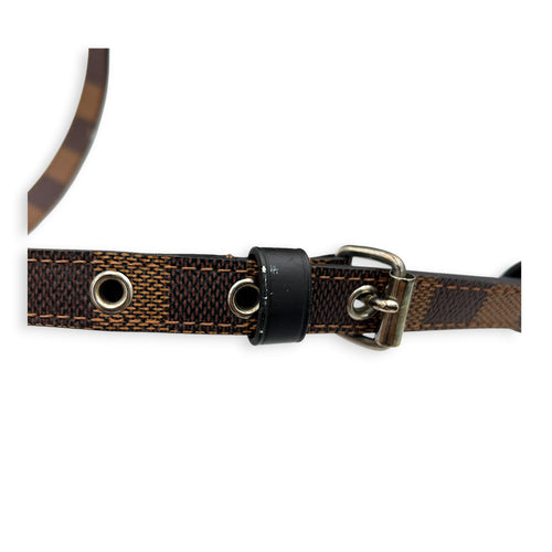 x Chapman Brothers Savane Amazon Rhinoceros Crossbody Bag Brown, Silver hardware