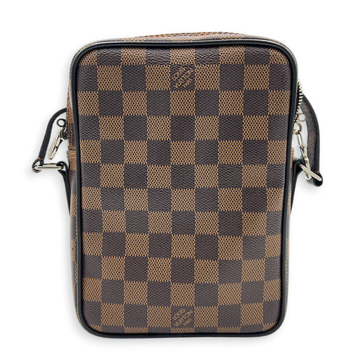 x Chapman Brothers Savane Amazon Rhinoceros Crossbody Bag Brown, Silver hardware