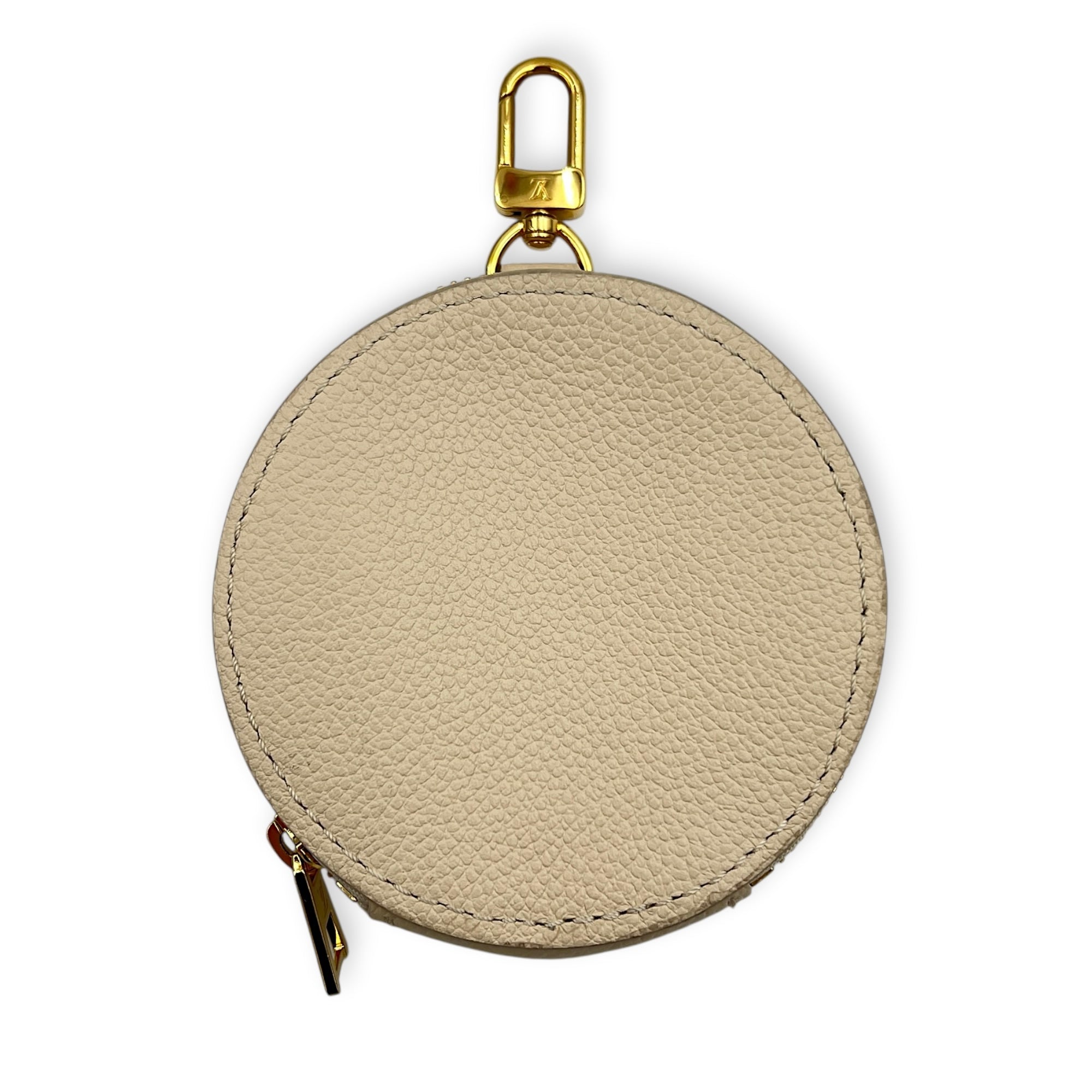 Papillon Shoulder Bag BB White in Monogram Empreinte Leather, Gold hardware