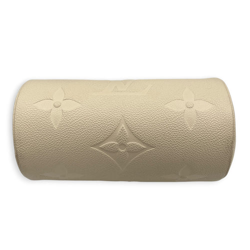 Papillon Shoulder Bag BB White in Monogram Empreinte Leather, Gold hardware