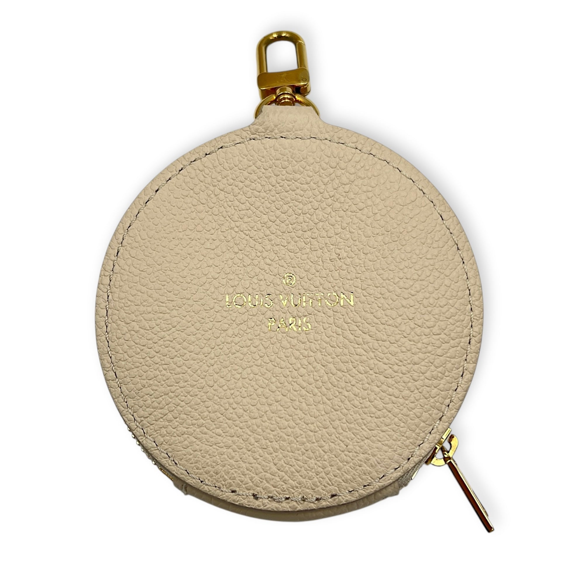 Papillon Shoulder Bag BB White in Monogram Empreinte Leather, Gold hardware