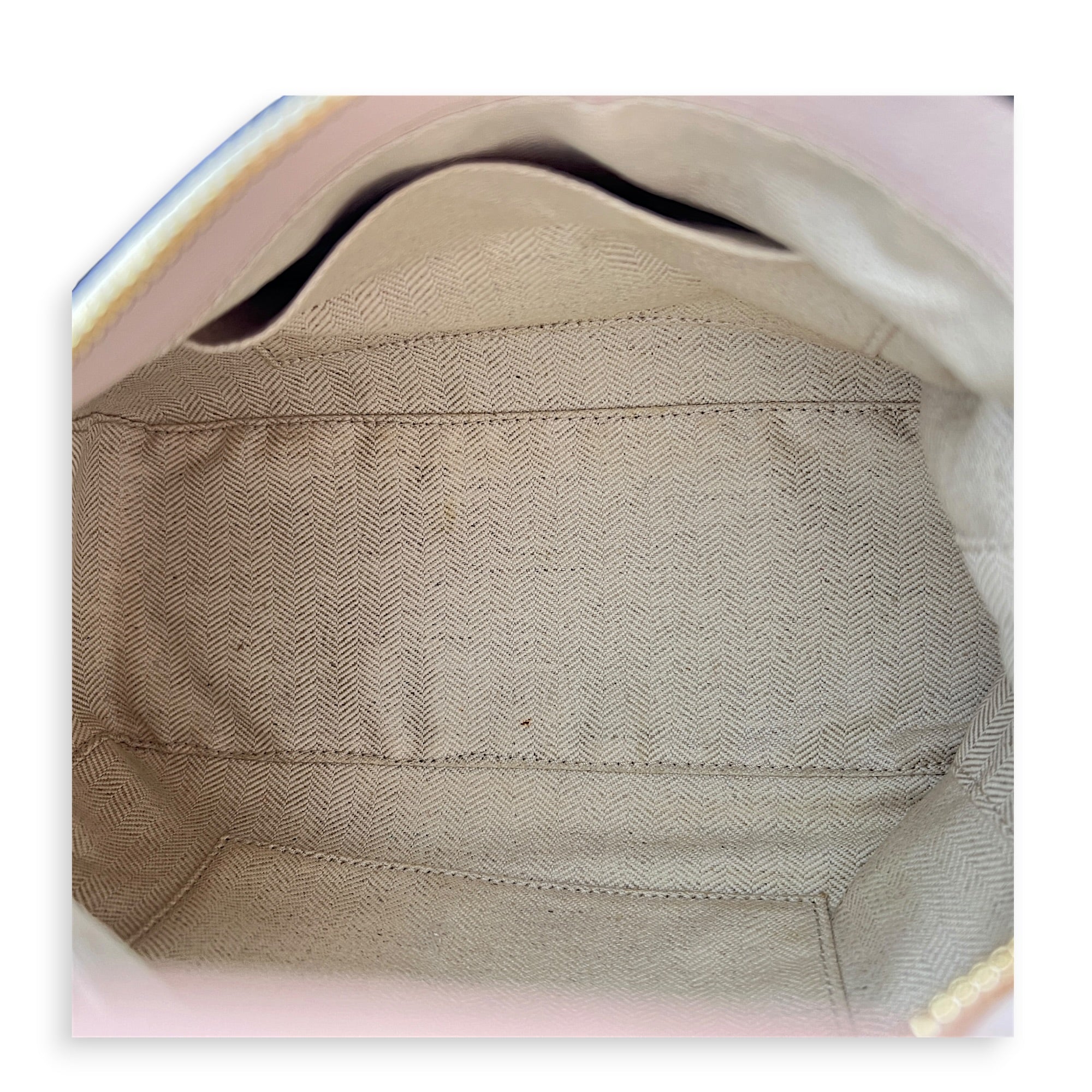 Puzzle Top Handle Bag Small Pink in Suede Leather, Gold hardware