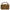 Matelassé Vanity Bag Brown in Lambskin, Gold hardware
