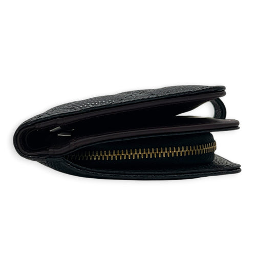 CC Wallet Black in Caviar Leather