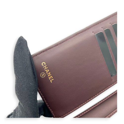 CC Wallet Black in Caviar Leather