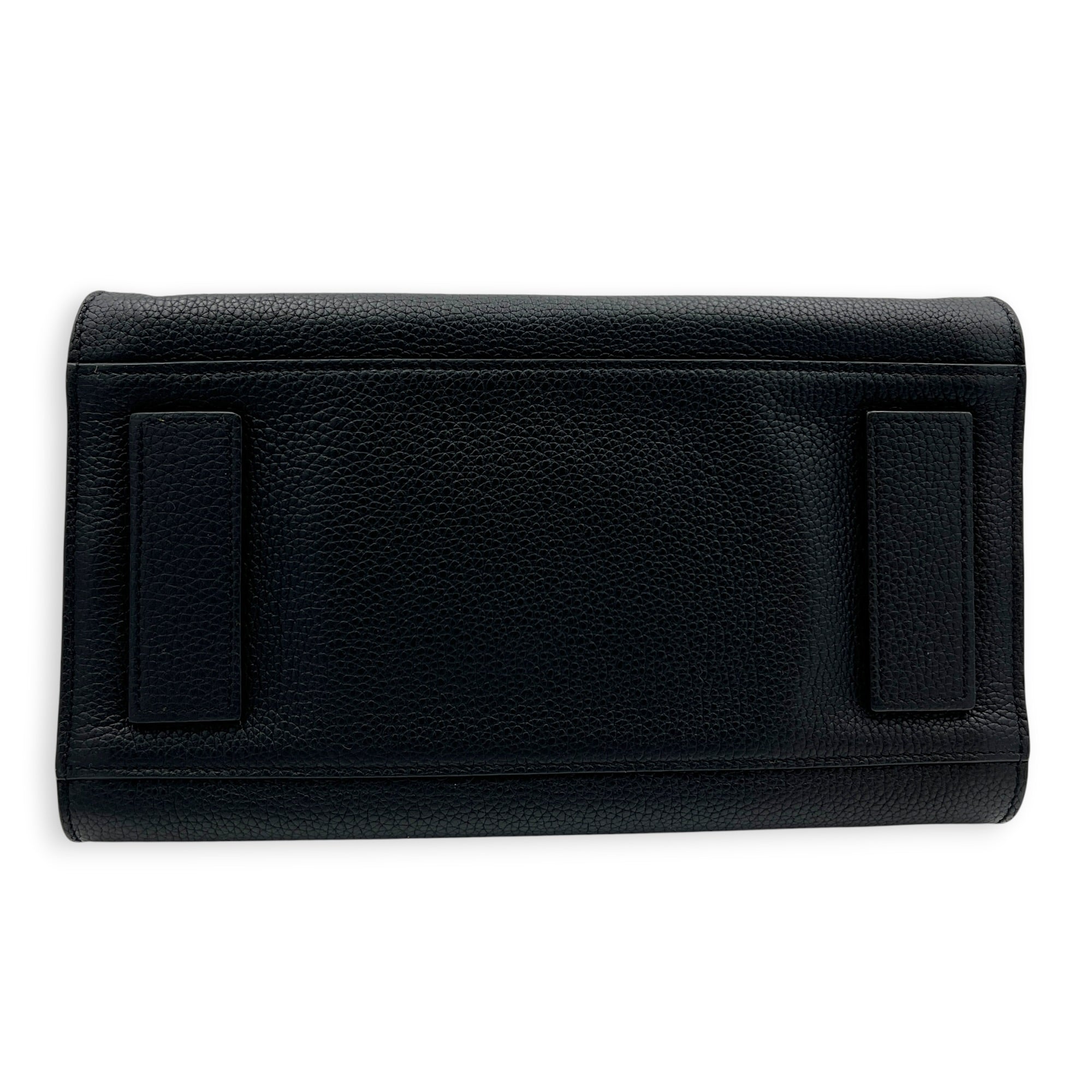 Sac de Jour Top Handle Bag Nano  Noir in Calfskin, Silver hardware