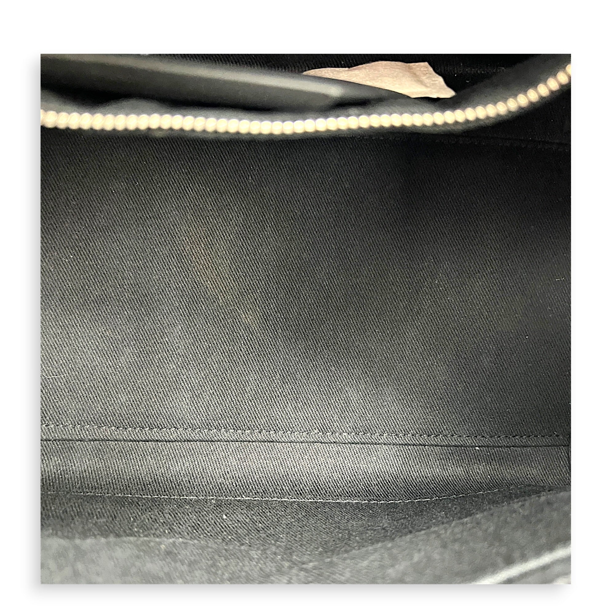 Sac de Jour Top Handle Bag Nano  Noir in Calfskin, Silver hardware