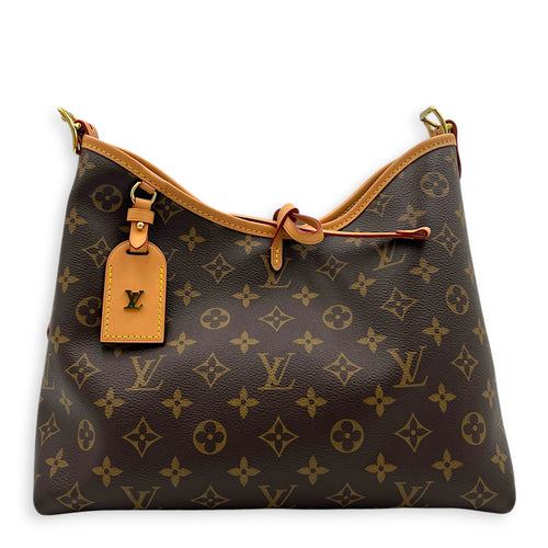 Carryall PM Monogram Shoulder Bag in Monogram Coated Canvas, Gold hardware