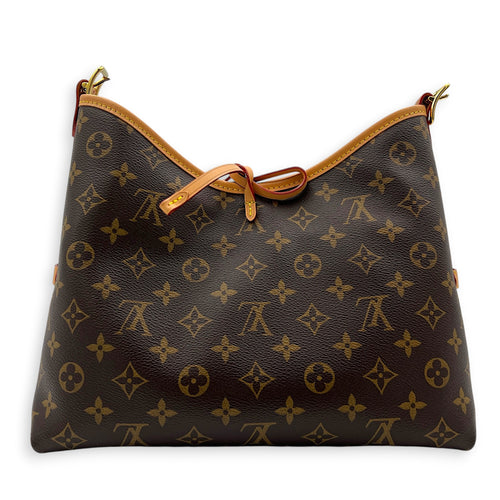 Carryall PM Monogram Shoulder Bag in Monogram Coated Canvas, Gold hardware