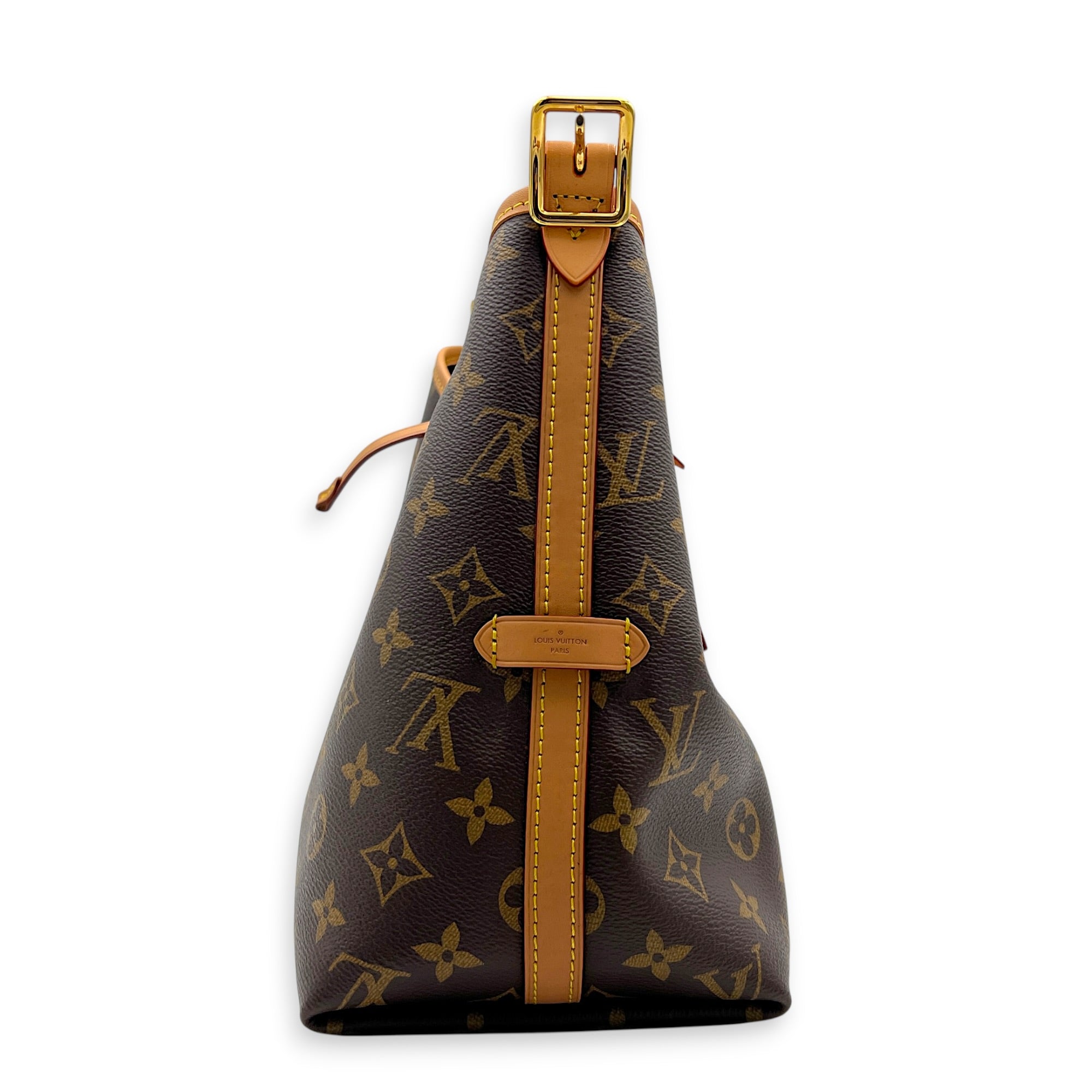 Carryall PM Monogram Shoulder Bag in Monogram Coated Canvas, Gold hardware