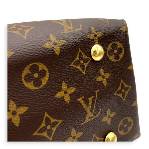 Carryall PM Monogram Shoulder Bag in Monogram Coated Canvas, Gold hardware