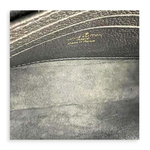 Ivy Wallet On Chain Black in Monogram Empreinte Leather, Gold hardware