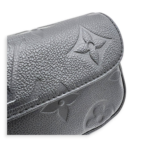Ivy Wallet On Chain Black in Monogram Empreinte Leather, Gold hardware