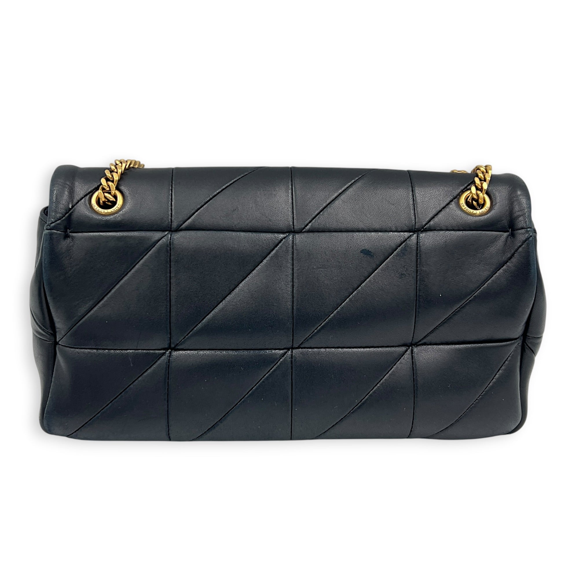 Jamie Shoulder Bag Medium Black in Lambskin, Gold hardware