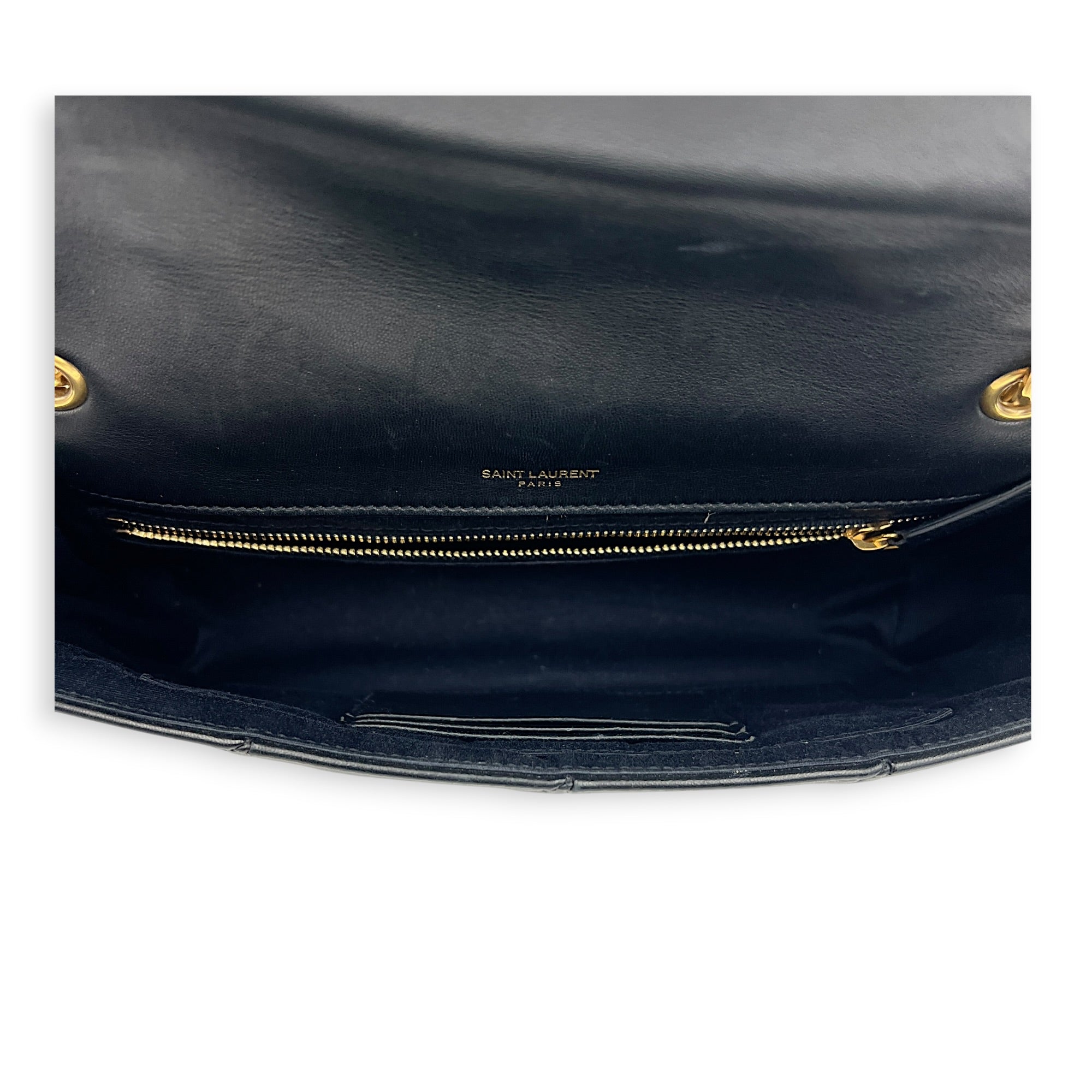 Jamie Shoulder Bag Medium Black in Lambskin, Gold hardware