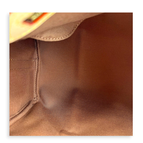 Speedy Top Handle Bag 25 Brown in Monogram Coated Canvas, Gold hardware