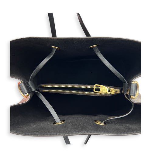 NeoNoe Bucket Bag MM Monogram in Monogram Coated Canvas, Gold hardware