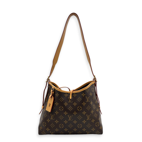 Carryall PM Monogram Shoulder Bag in Monogram Coated Canvas, Gold hardware