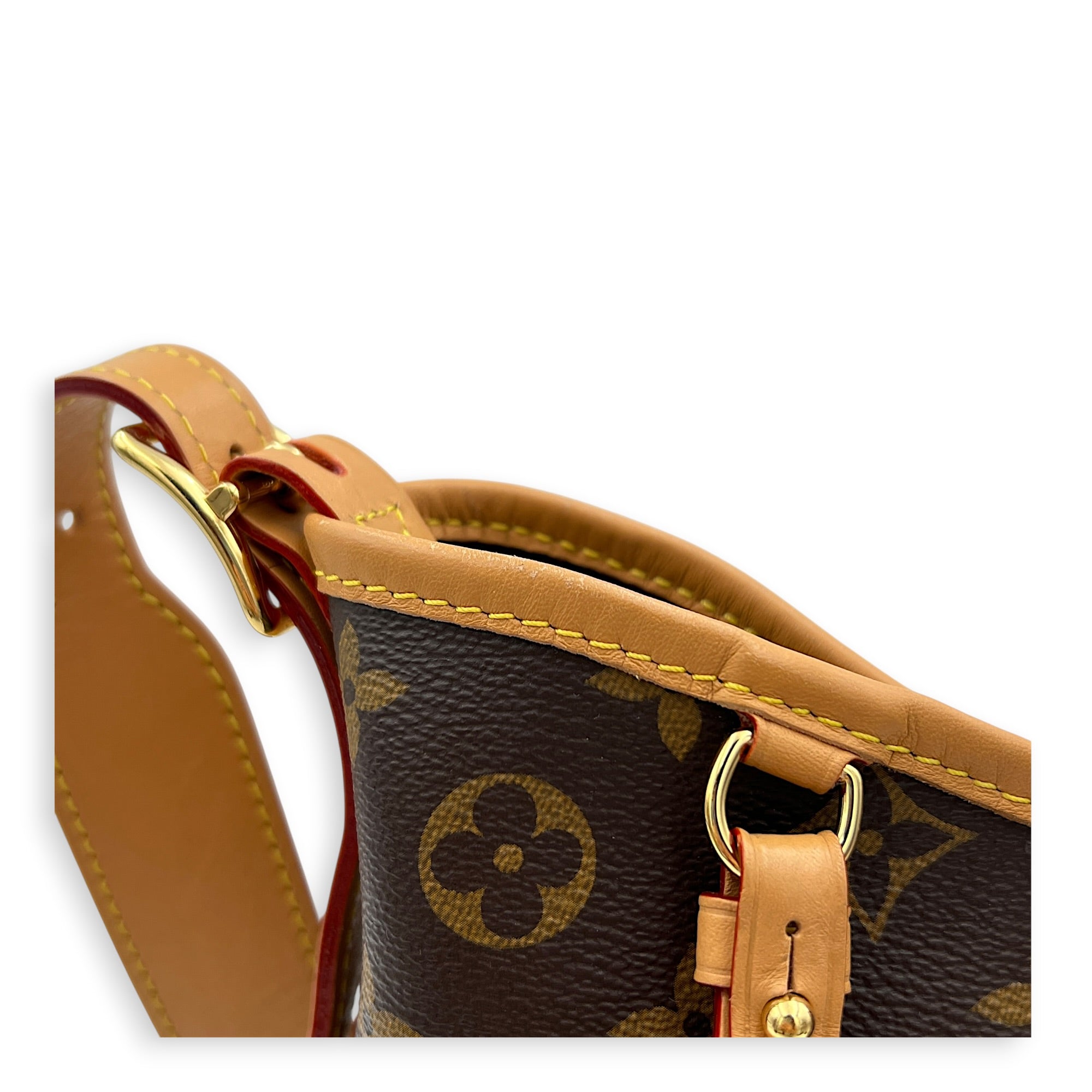 Carryall PM Monogram Shoulder Bag in Monogram Coated Canvas, Gold hardware