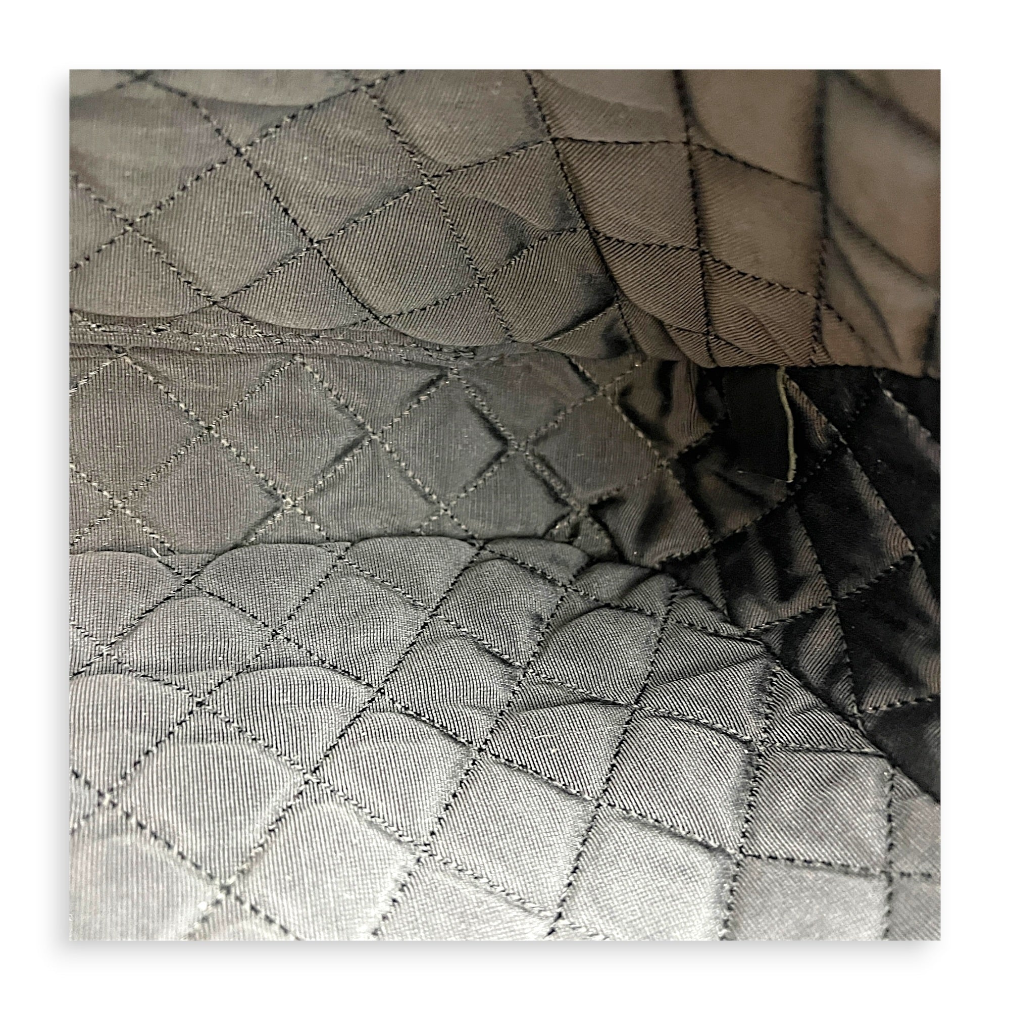 Classic Flap Brown Shoulder Bag in Lambskin & Rabbit Fur, Silver hardware