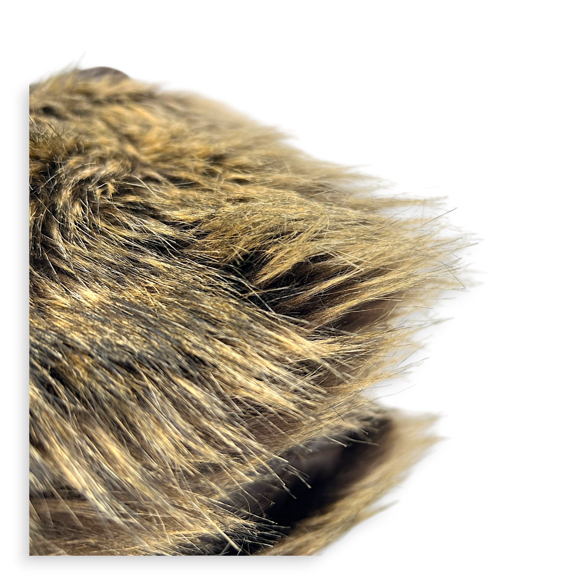 Classic Flap Brown Shoulder Bag in Lambskin & Rabbit Fur, Silver hardware