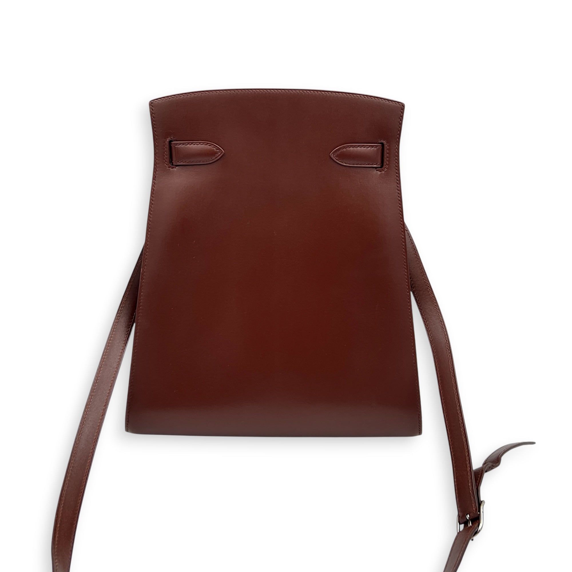 Kelly Sport Havane Shoulder Bag in Box, Palladium hardware