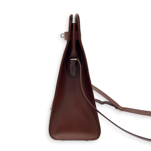 Kelly Sport Havane Shoulder Bag in Box, Palladium hardware