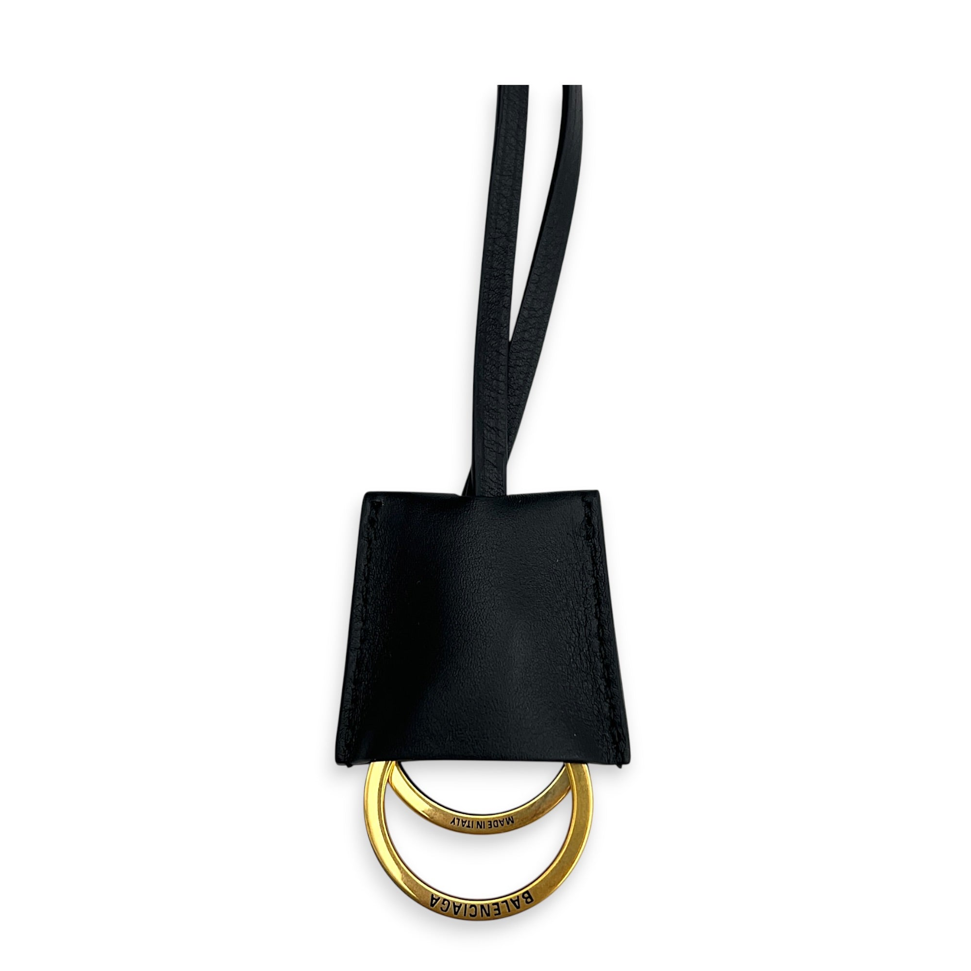 Bel Air Shoulder Bag Small Black in Calfskin, Gold hardware