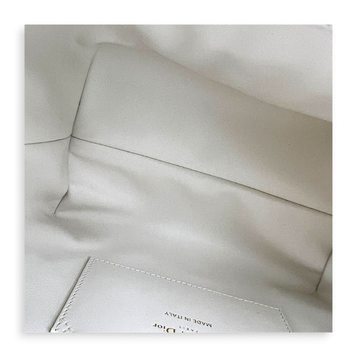 Toujours Tote Bag Vertical  White in Calfskin, Gold hardware