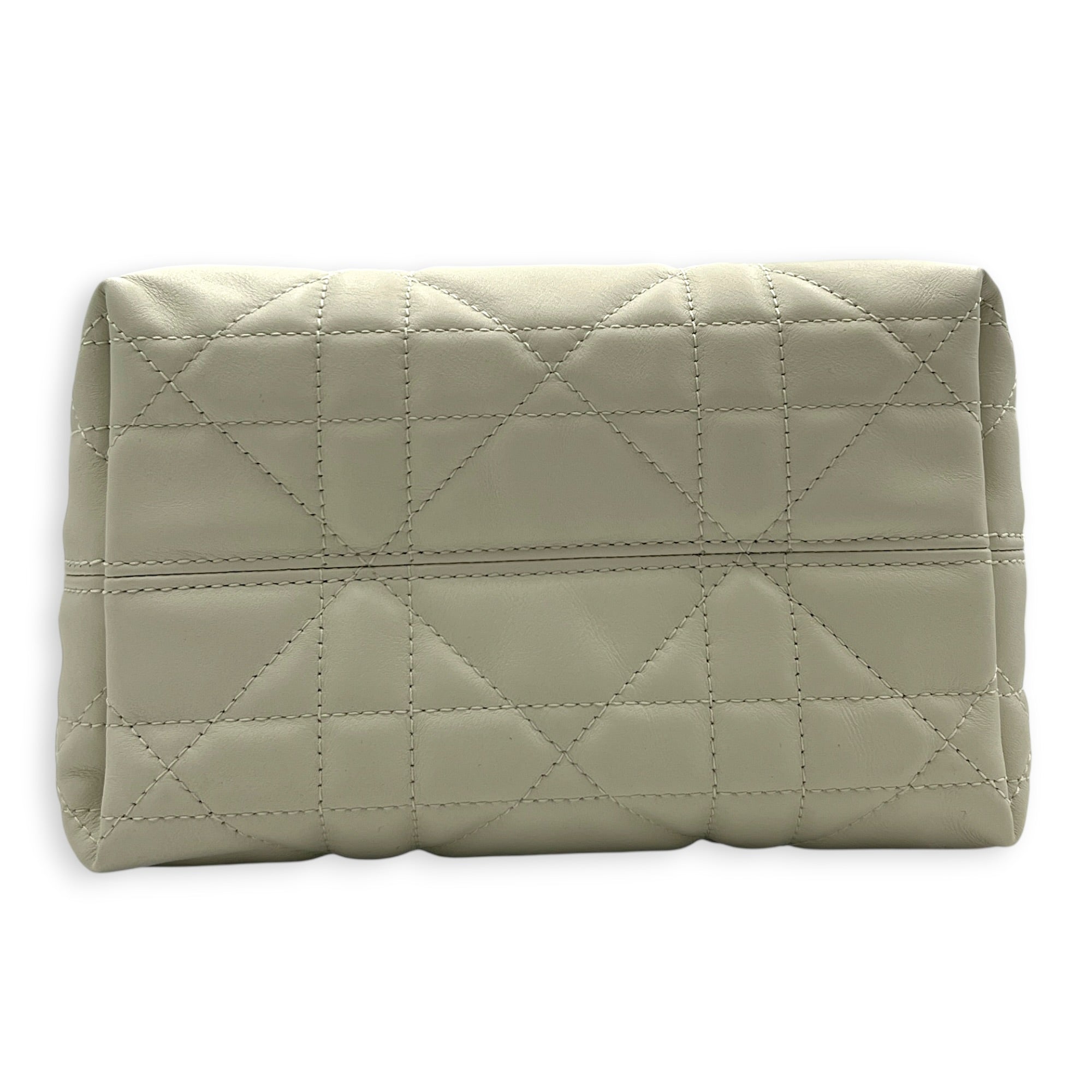 Toujours Tote Bag Vertical  White in Calfskin, Gold hardware