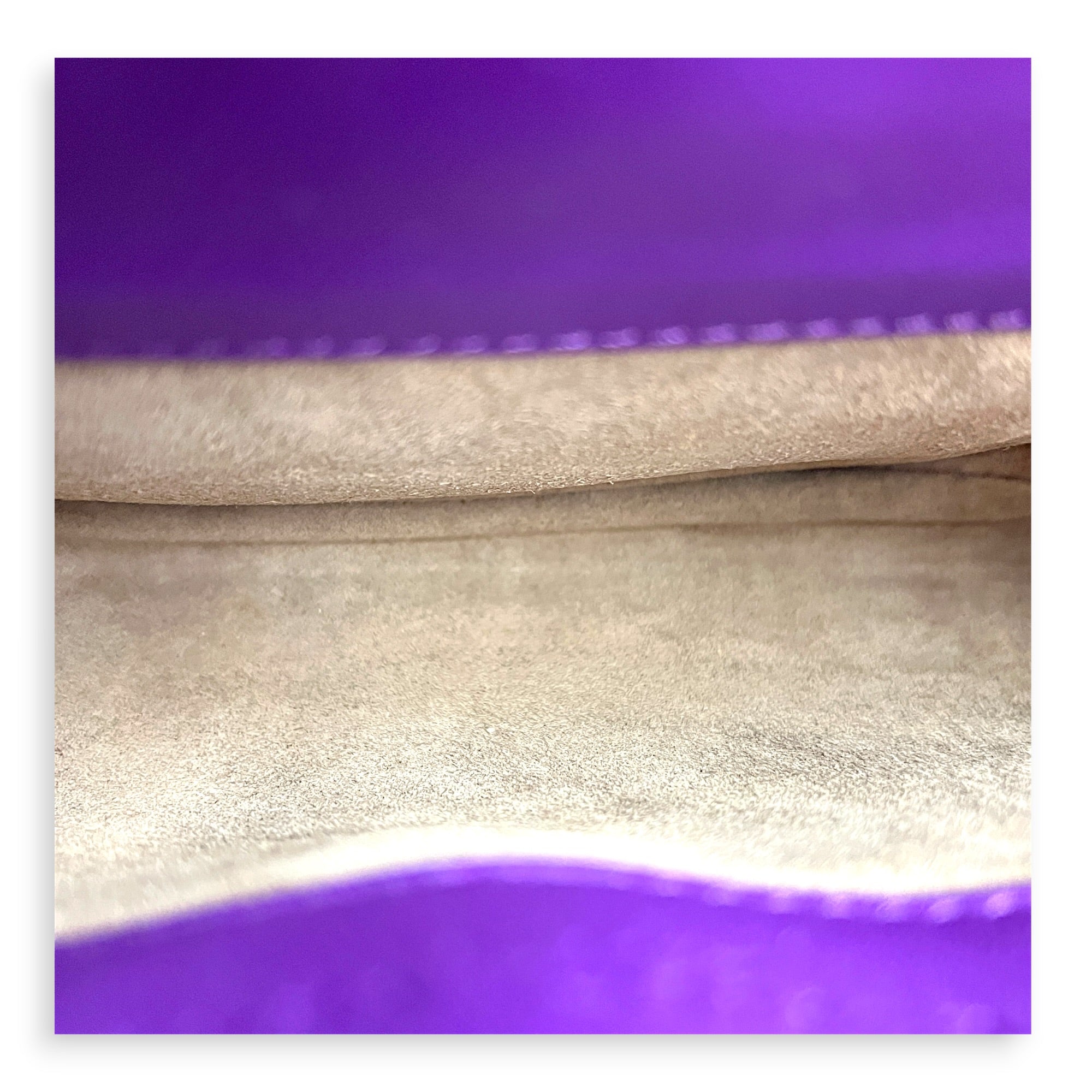 Intrecciato Shoulder Bag Purple in Intrecciato Leather, Antique Brass hardware