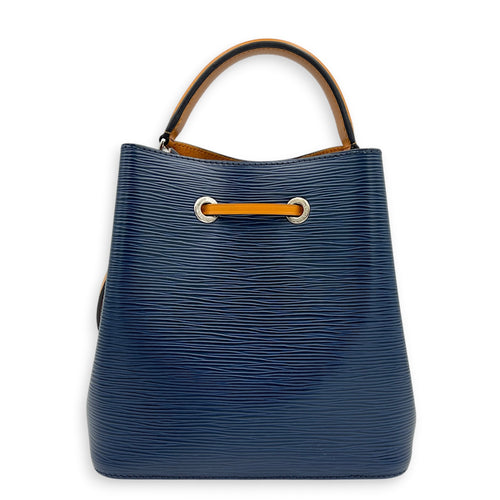 NeoNoe Bucket Bag BB Indigo / Saffron in Epi Leather, Gold hardware