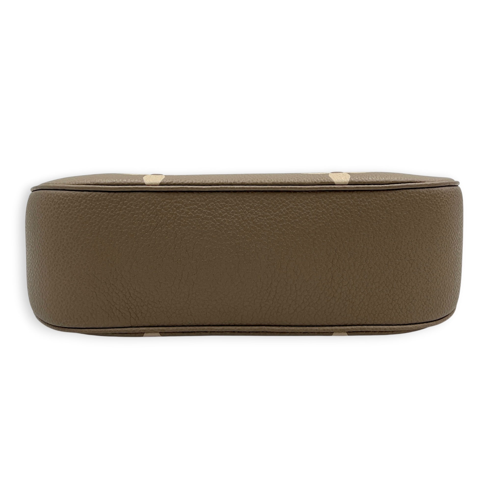 Bagatelle Shoulder Bag Tourterelle in Monogram Empreinte Leather, Gold hardware