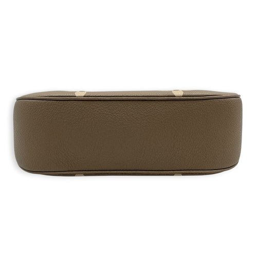 Bagatelle Shoulder Bag Tourterelle in Monogram Empreinte Leather, Gold hardware