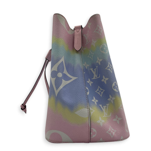 NeoNoe MM Escale Shoulder Bag in Coated Canvas, Gold hardware