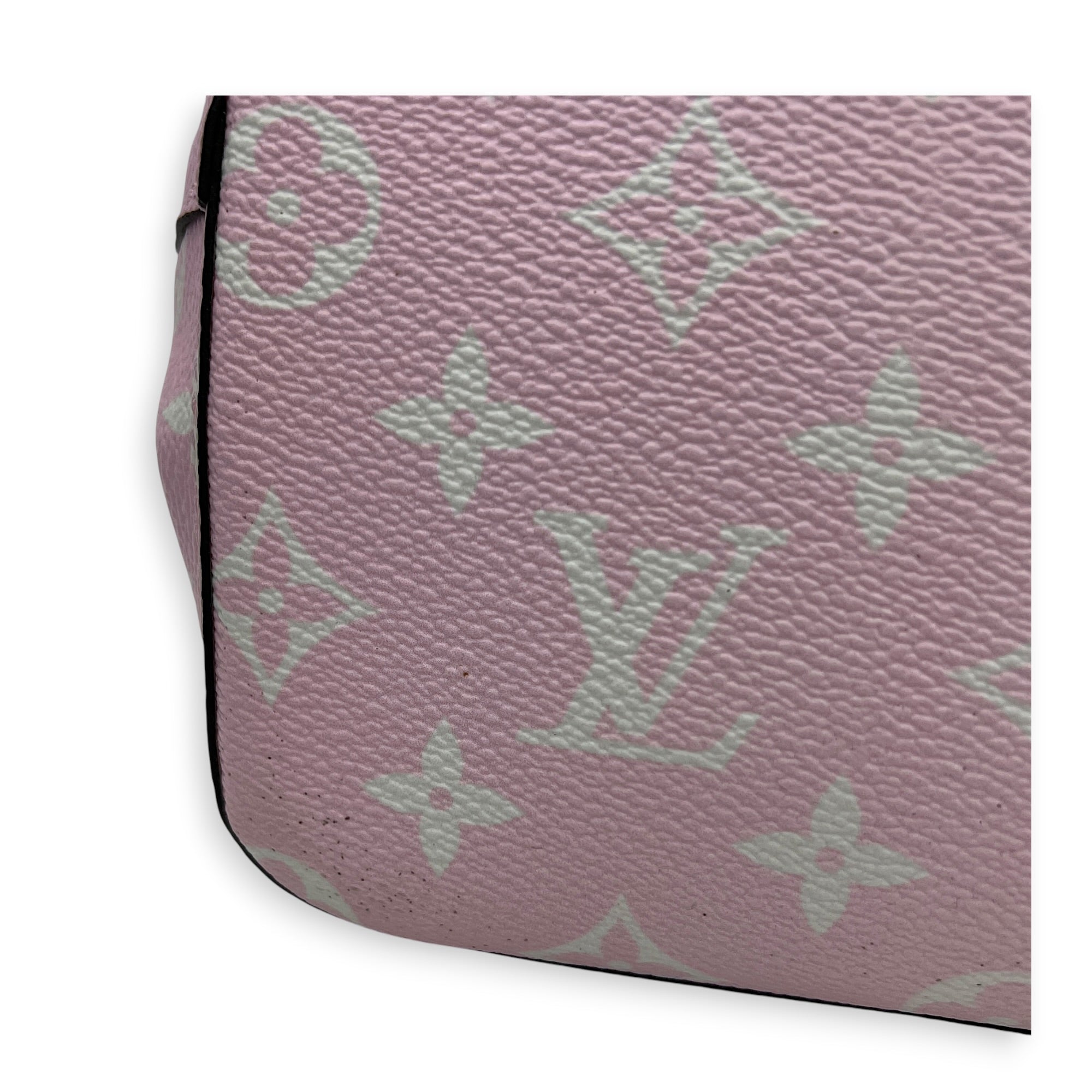 NeoNoe MM Escale Shoulder Bag in Coated Canvas, Gold hardware