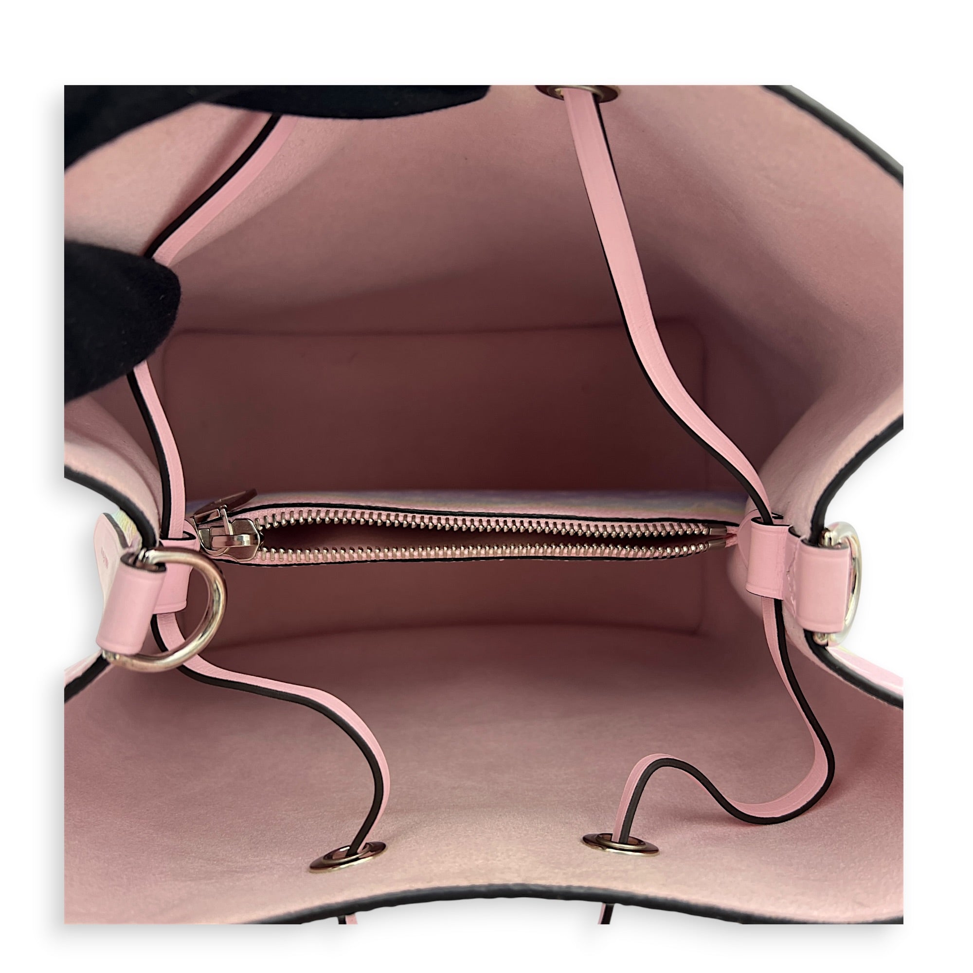 NeoNoe MM Escale Shoulder Bag in Coated Canvas, Gold hardware