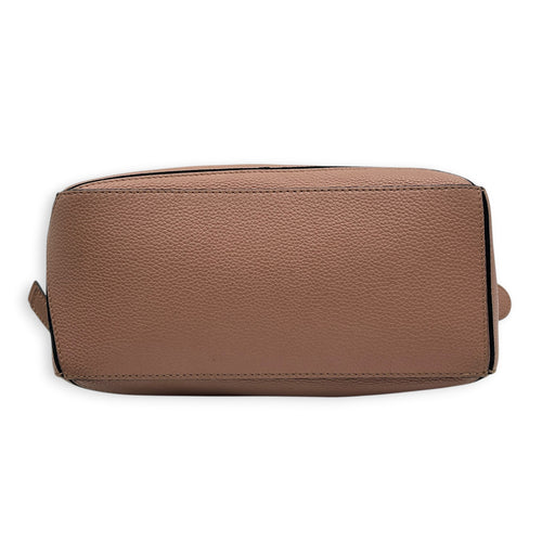 Puzzle Shoulder Bag Small Pink in Calfskin, Gold hardware