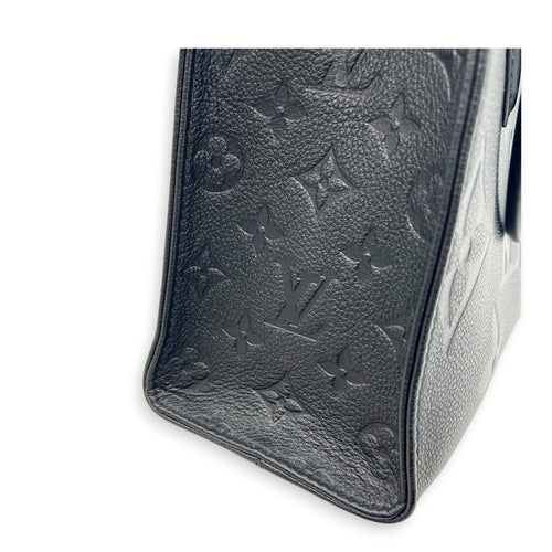 OnTheGo Top Handle Bag PM Black in Empreinte Leather